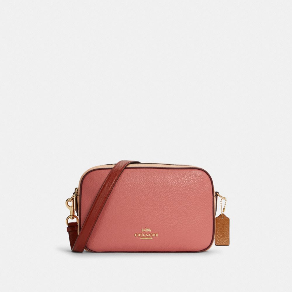 Jes Crossbody In Colorblock - GOLD/FADED BLUSH MULTI - COACH C7682