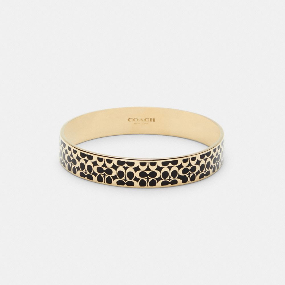 COACH C7771 - Signature Bangle GOLD/BLACK