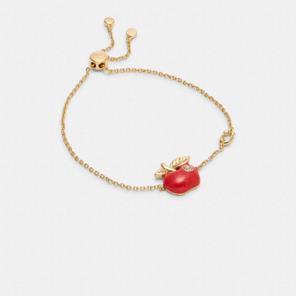 Signature Apple Slider Bracelet - C7776 - GOLD