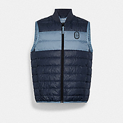 Packable Lightweight Down Jacket - INDIA BLUE INK - COACH C7799