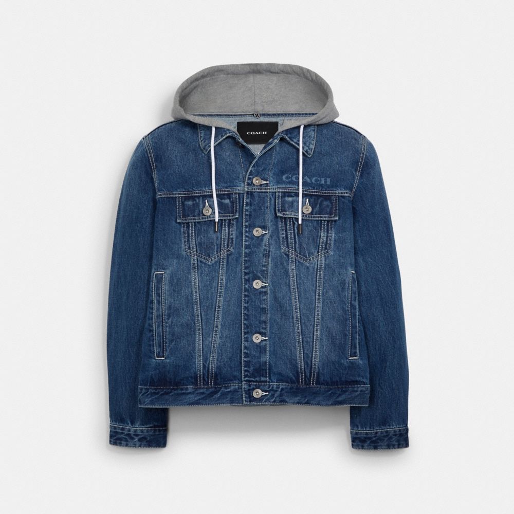 COACH Denim Jacket - BLUE VINTAGE WASH - C7820