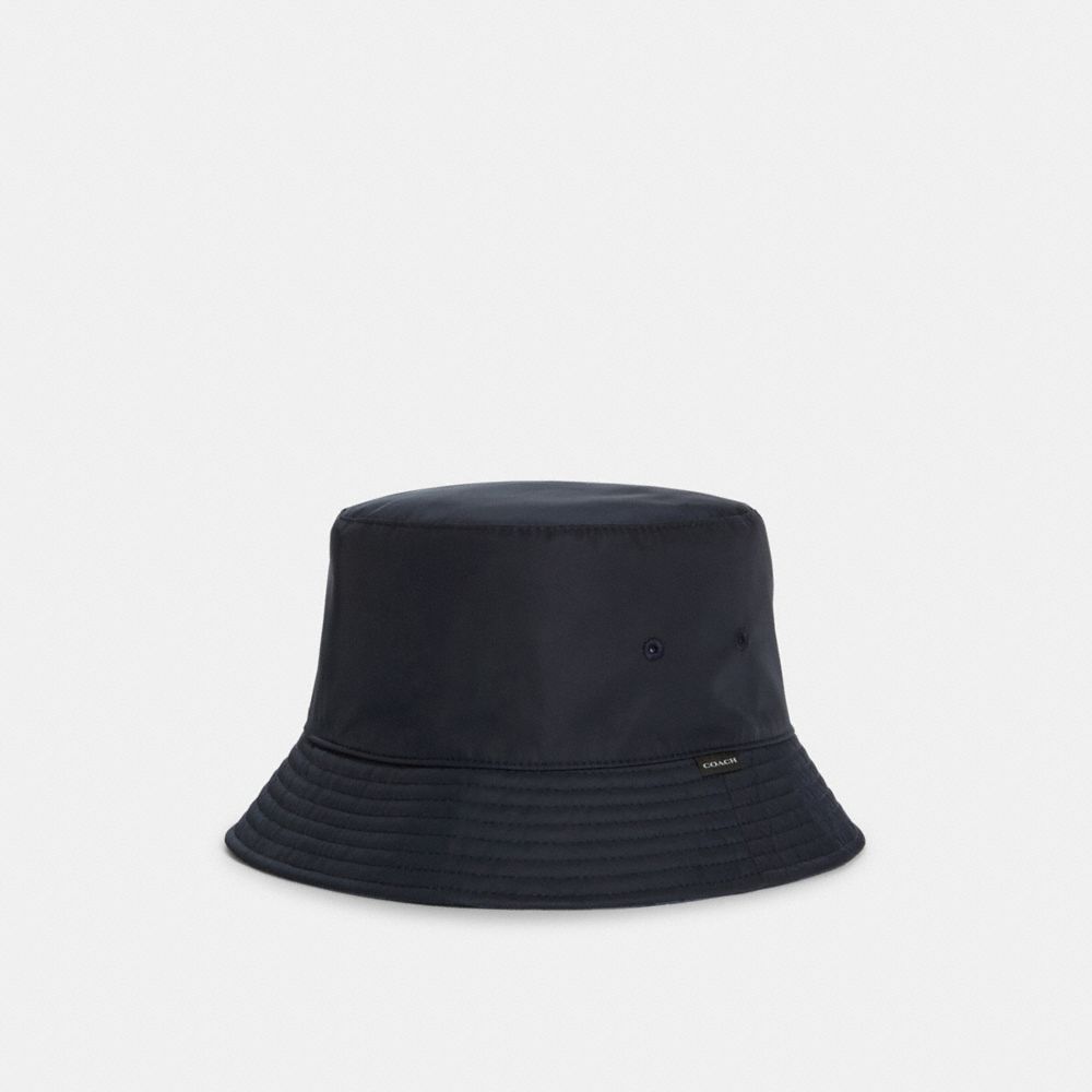 Reversible Nylon Bucket Hat - C7821 - Sky Captain/Chambray Signature