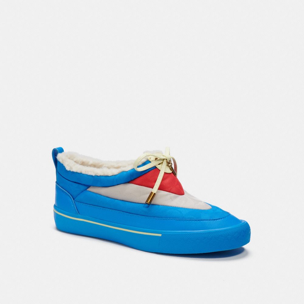 COACH Citysole Skate Snow Sneaker - BLUE ASTER SIGNATURE - C7844