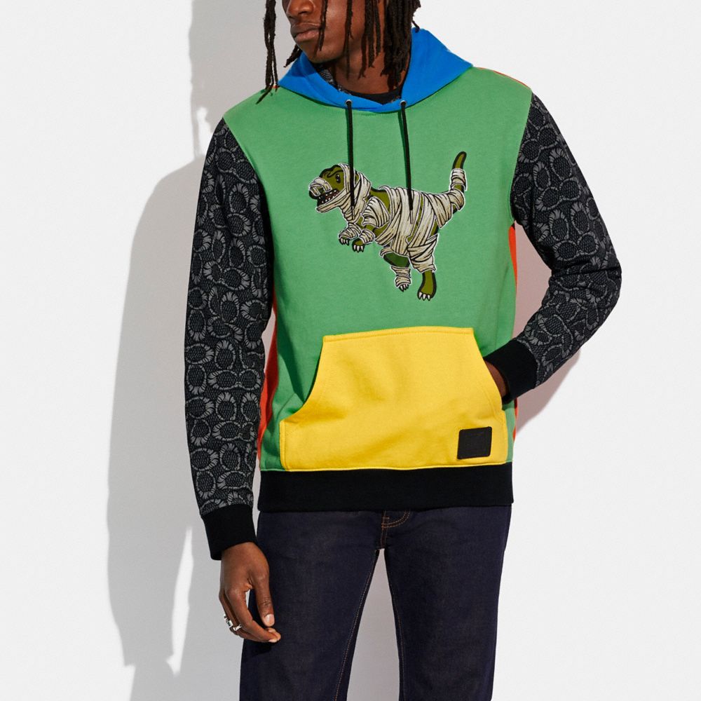 COACH X MICHAEL B. JORDAN MUMMIFIED SIGNATURE HOODIE IN ORGANIC COTTON