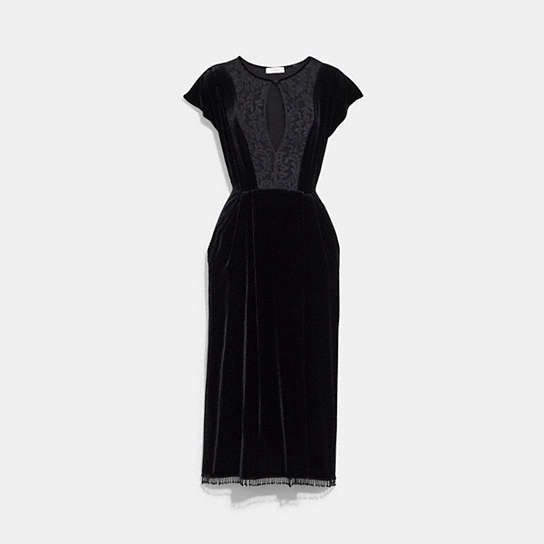 C7890 - Short Sleeve Dress Black