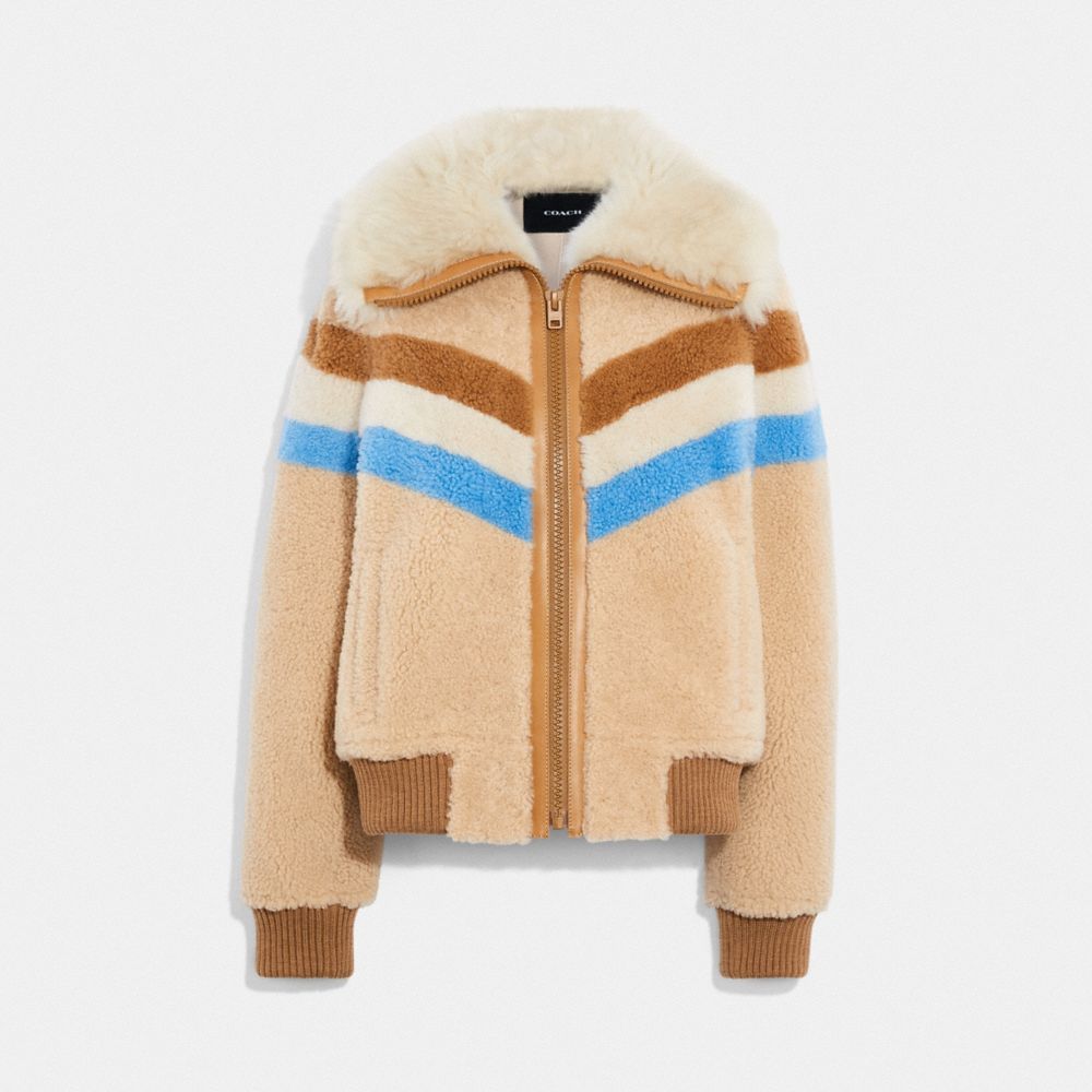 COACH C7906 Ski Blouson BEIGE