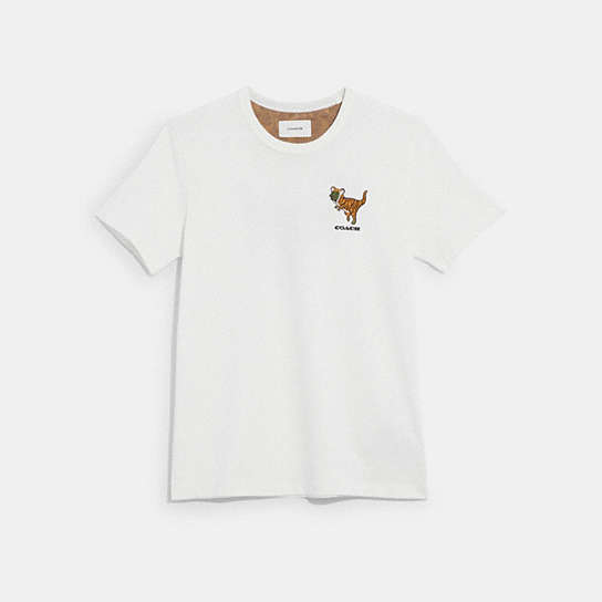 C7930 - Lunar New Year T Shirt In Organic Cotton White