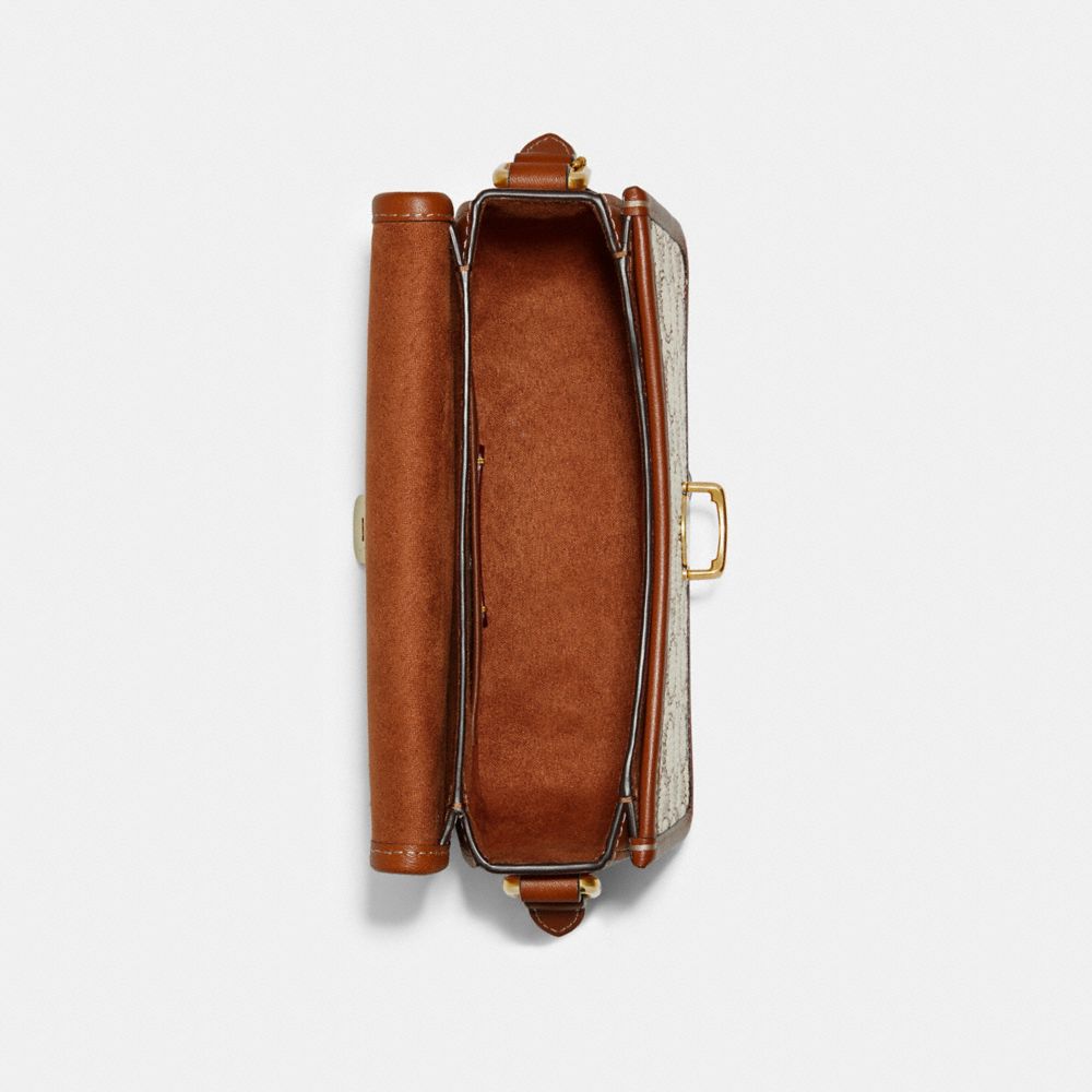 STUDIO 19 經典 SIGNATURE 緹花面料單肩手袋