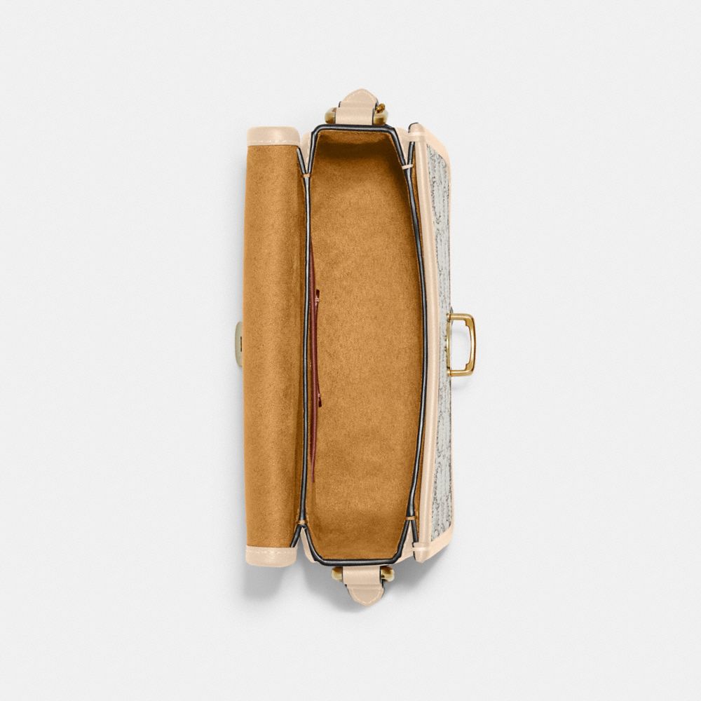 STUDIO 19 經典 SIGNATURE 緹花面料單肩手袋