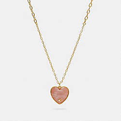 Signature Heart Necklace - C7947 - GOLD