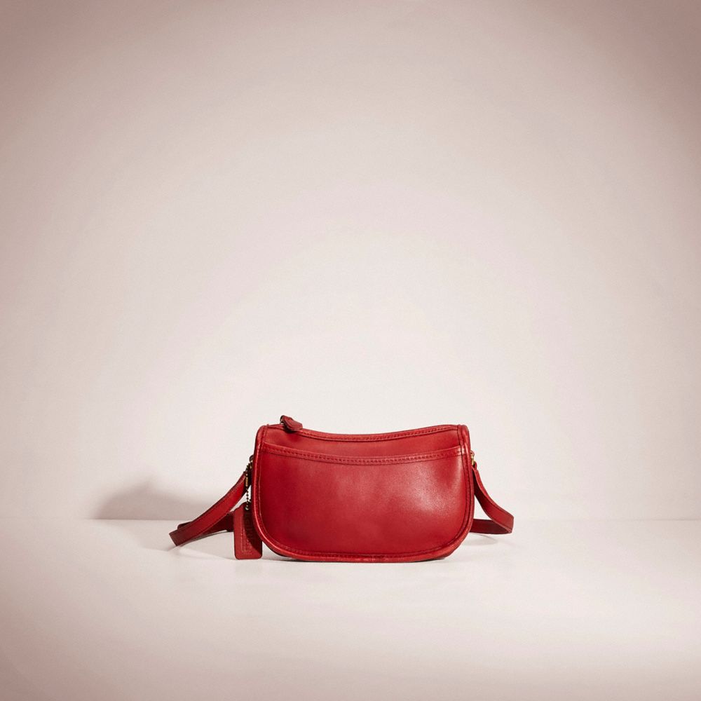 C8048 - Vintage Wendie Bag Brass/Red
