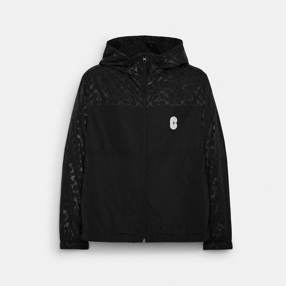 Signature Windbreaker - C8104 - Black/Black Sig C