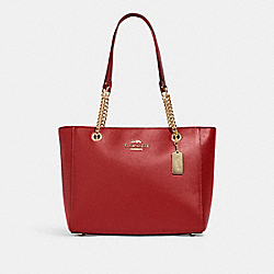 Cammie Chain Tote - C8147 - IM/Red Apple