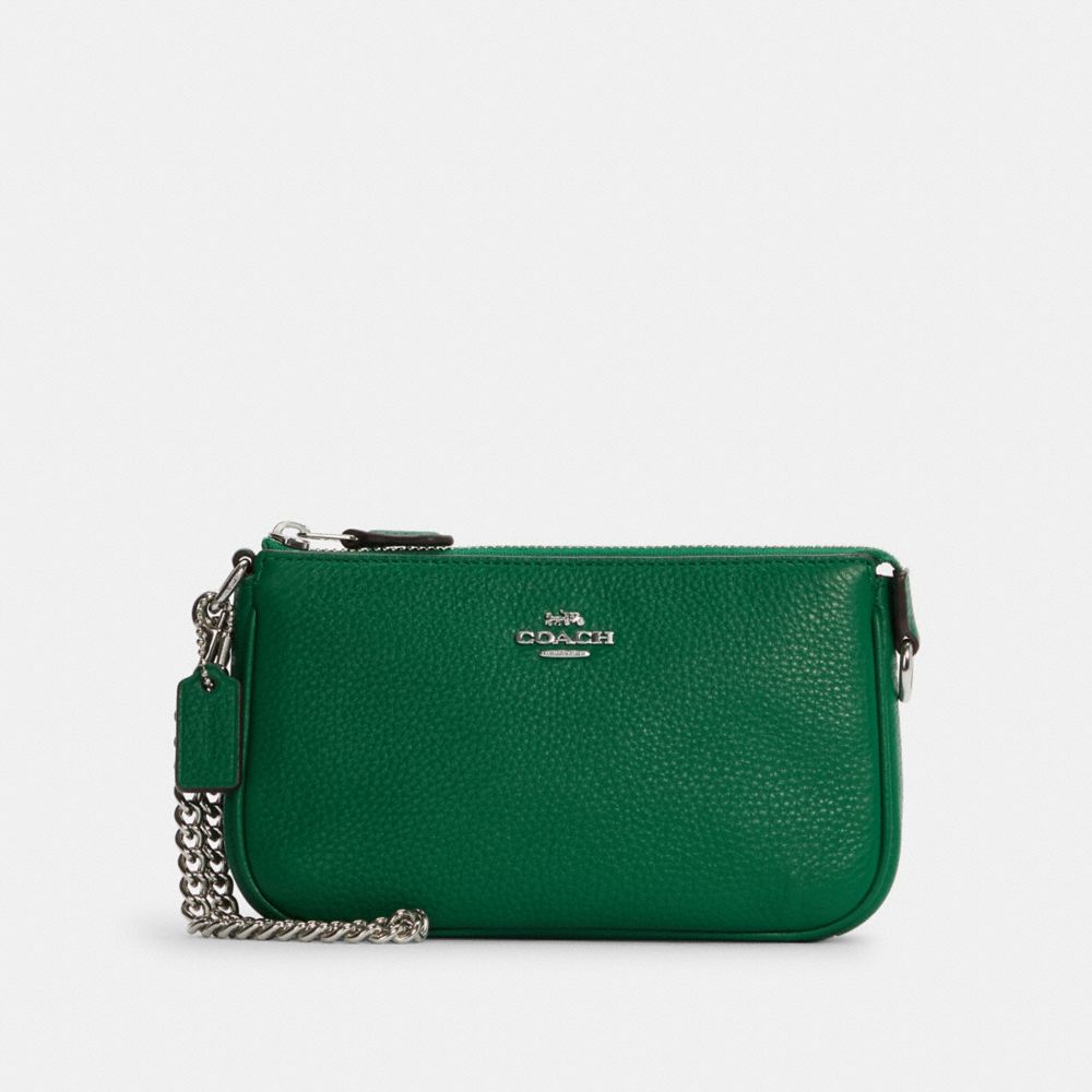 COACH C8303 - Nolita 19 With Chain SILVER/GREEN