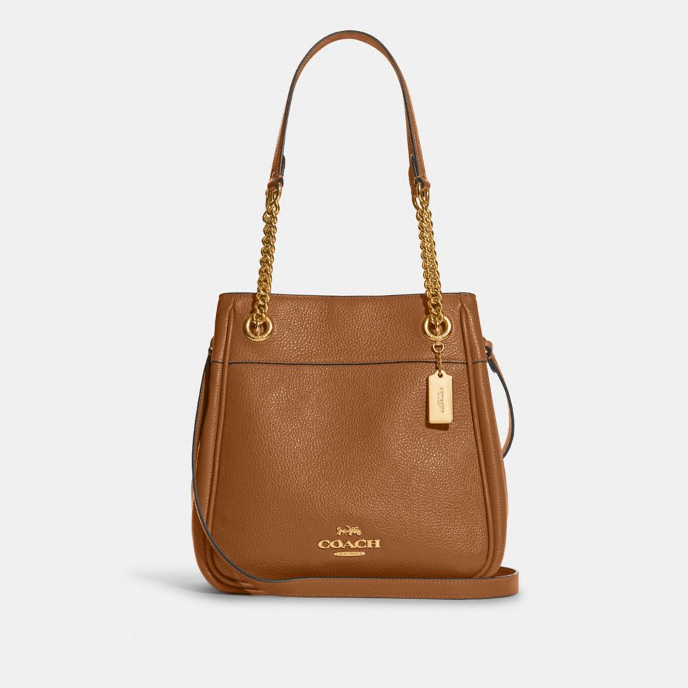 Cammie Chain Bucket Bag - C8315 - GOLD/PENNY