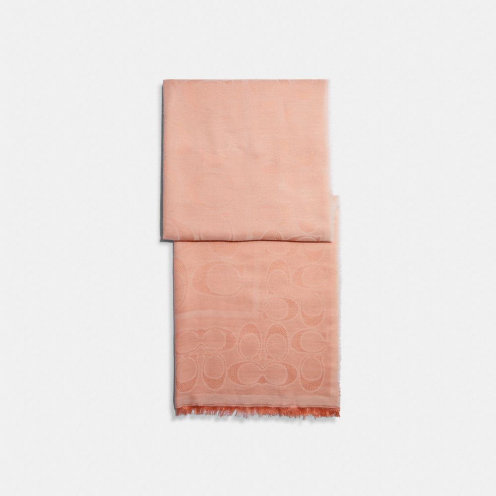 COACH C8328 - Signature Shawl FADED BLUSH