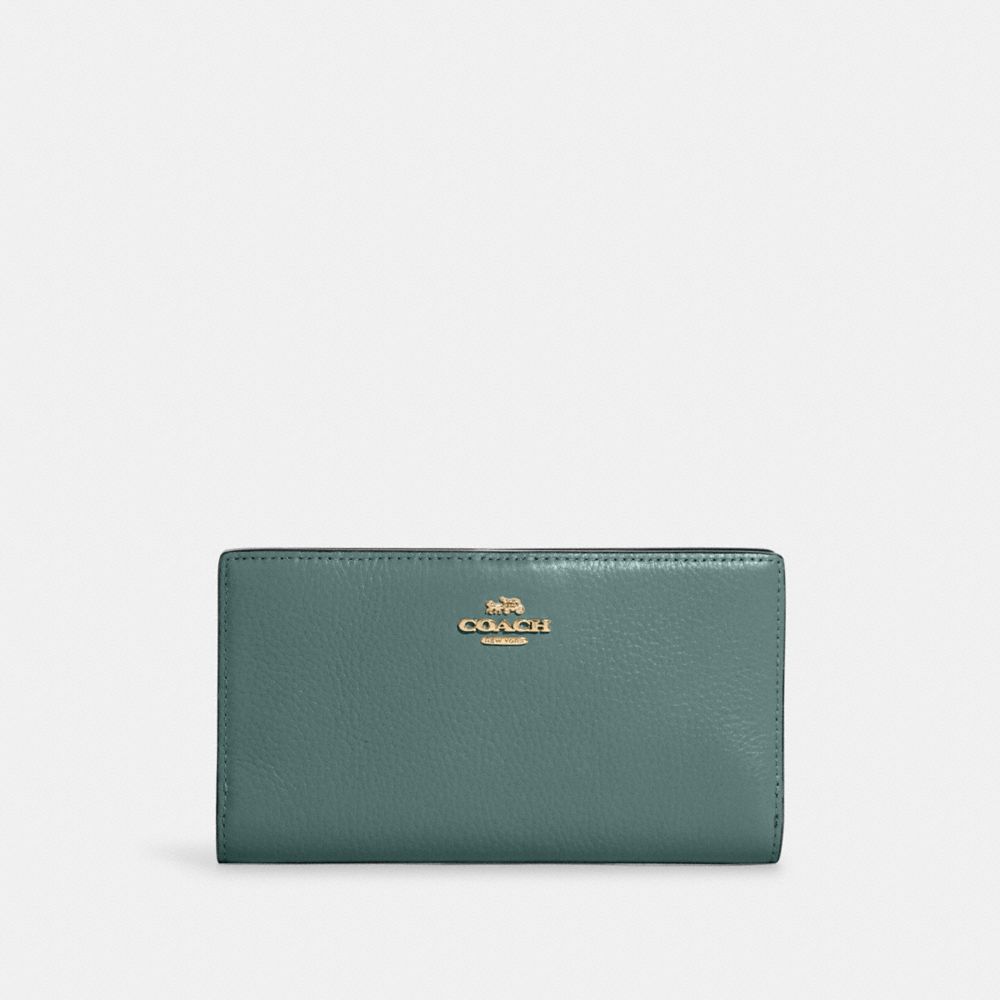 Slim Zip Wallet - C8329 - IM/Marine