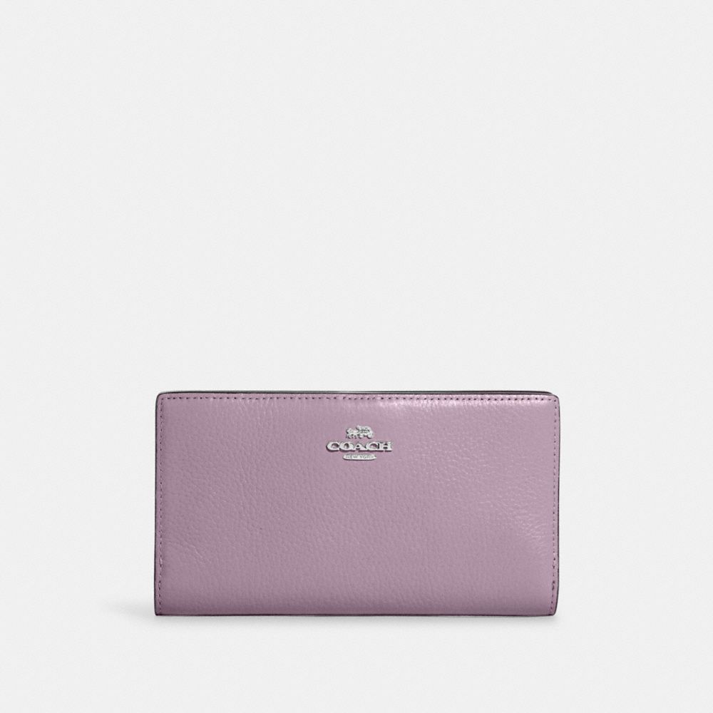 Slim Zip Wallet - C8329 - SV/Soft Lilac