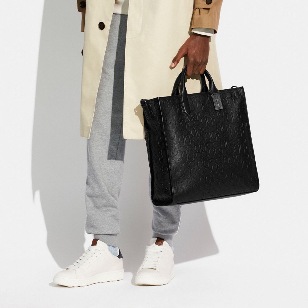 ブラック系魅了 コーチ トートバッグ メンズ トートバッグ バッグブラック系 Www Marengoef Com