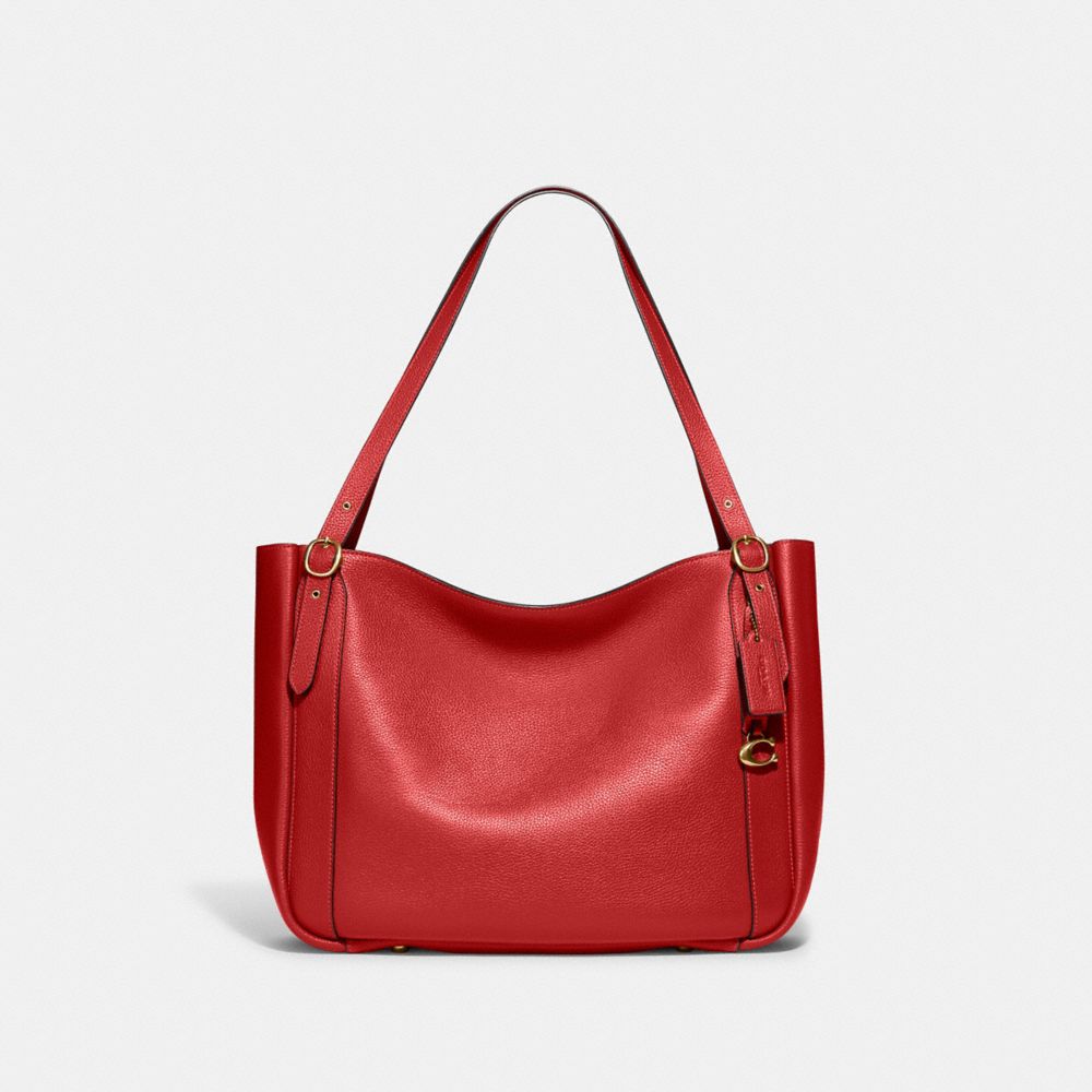 COACH C8353 - Alana Tote BRASS/CANDY APPLE