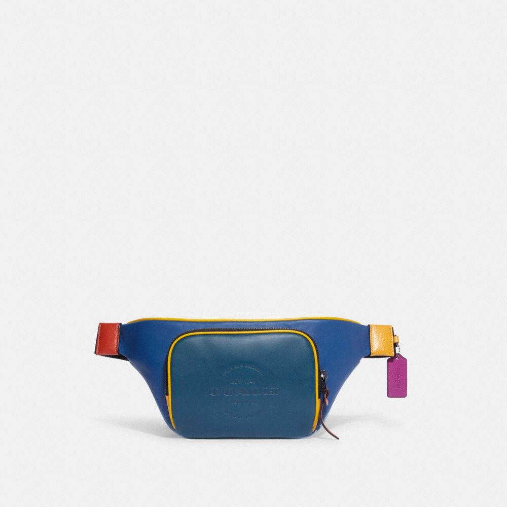 COACH C8403 Thompson Belt Bag In Colorblock GUNMETAL/MULTICOLOR