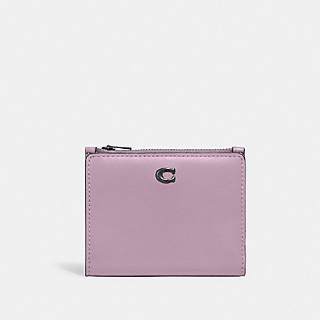 COACH C8435 Bifold Snap Wallet Pewter/Ice-Purple