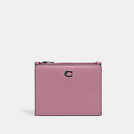 COACH C8435 Bifold Snap Wallet Pewter/Violet-Orchid