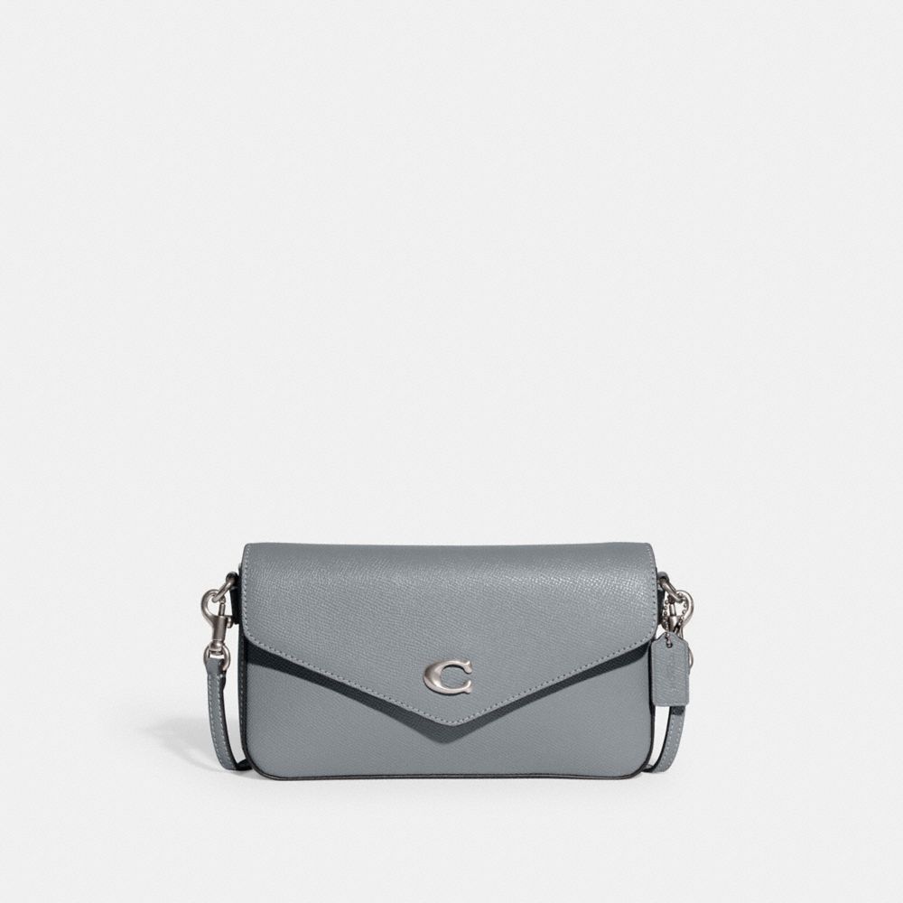 COACH C8439 Wyn Crossbody Bag SILVER/GREY BLUE