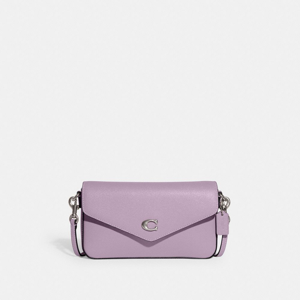 COACH C8439 Wyn Crossbody Bag SILVER/SOFT PURPLE