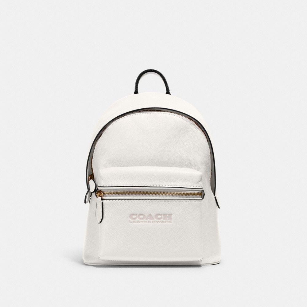 COACH C8472 Charter Backpack 24 Brass/Black