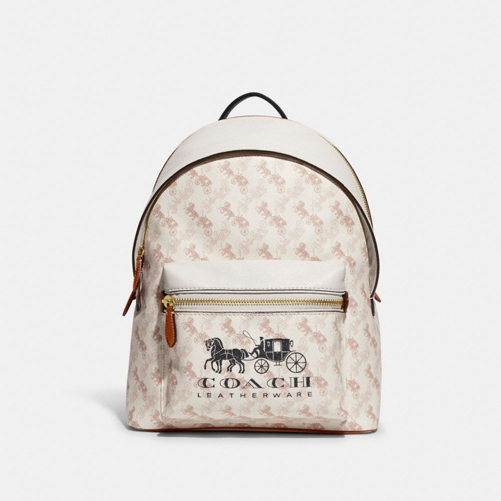 COACH Official Site Official page | CHARTER BACKPACK WITH HORSE AND  CARRIAGE PRINT