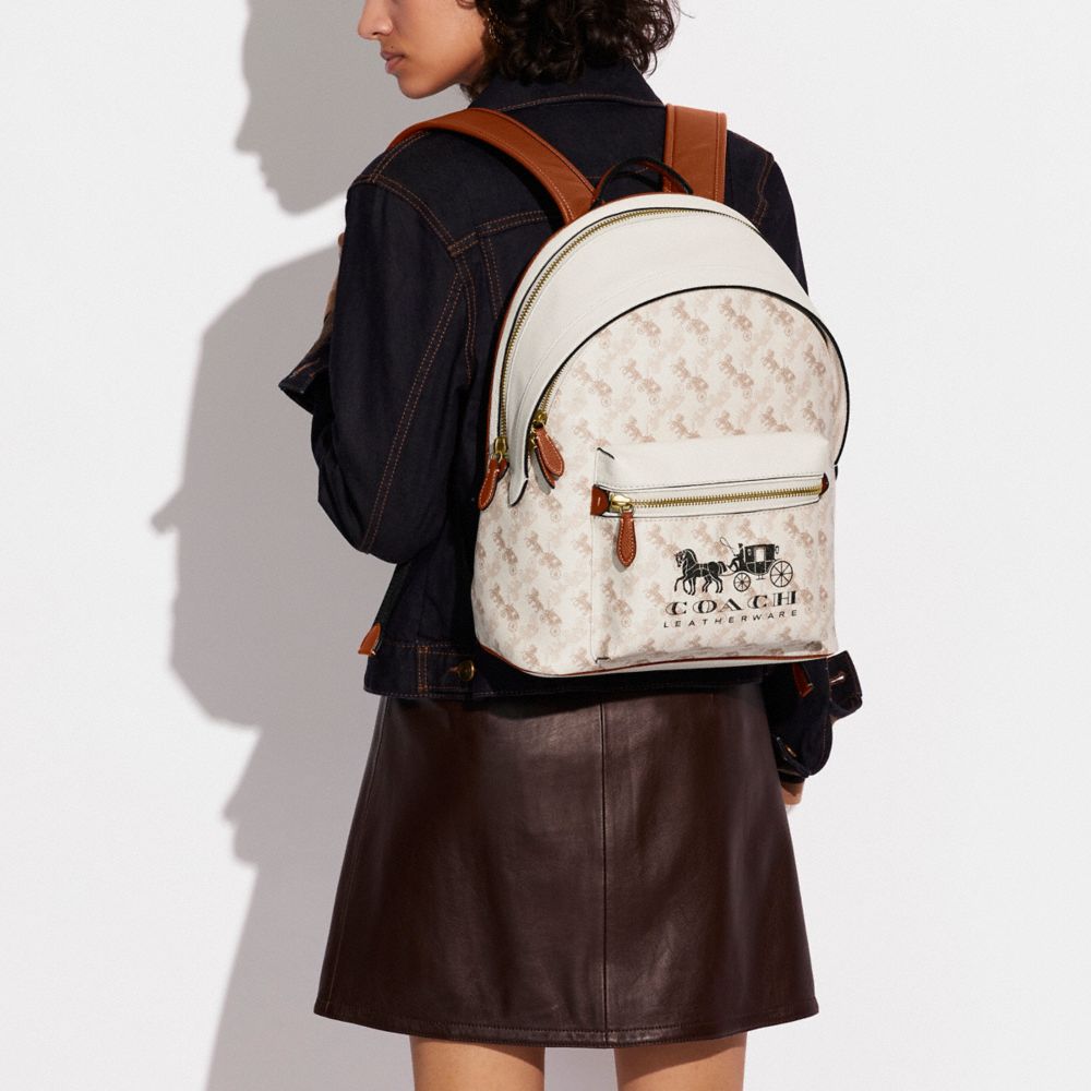 COACH Official Site Official page | CHARTER BACKPACK WITH HORSE 