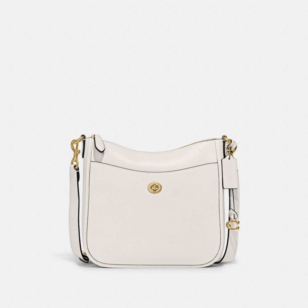 COACH C8483 Chaise Crossbody Bag BRASS/CHALK