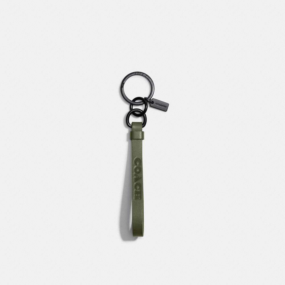 COACH C8505 Loop Key Fob Army Green/Olive Green