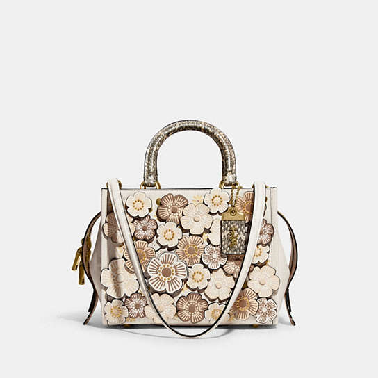 C8511 - Rogue 25 In Colorblock With Tea Rose And Snakeskin Detail Brass/Chalk Multi