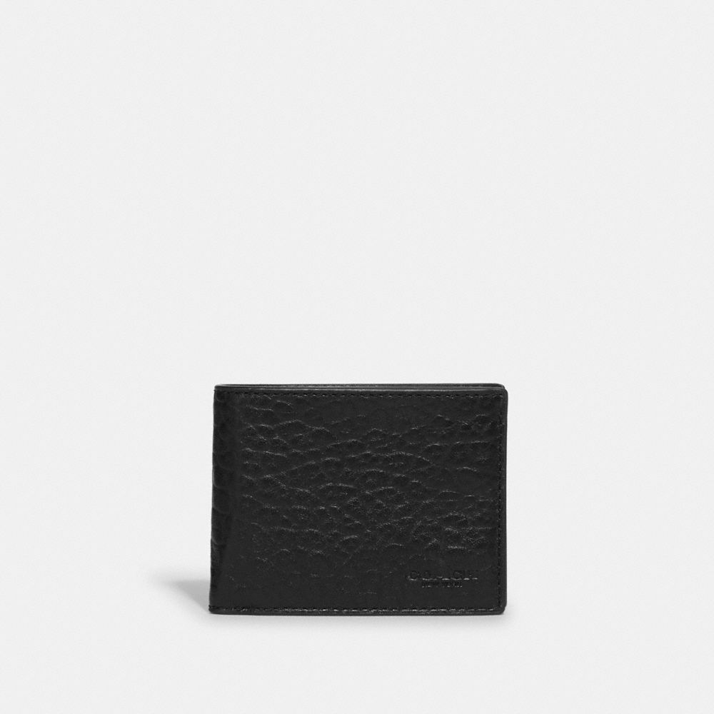 C8567 - Slim Billfold Wallet Black