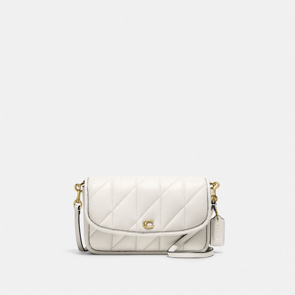 COACH C8571 Hayden Crossbody With Pillow Quilting Brass/Chalk