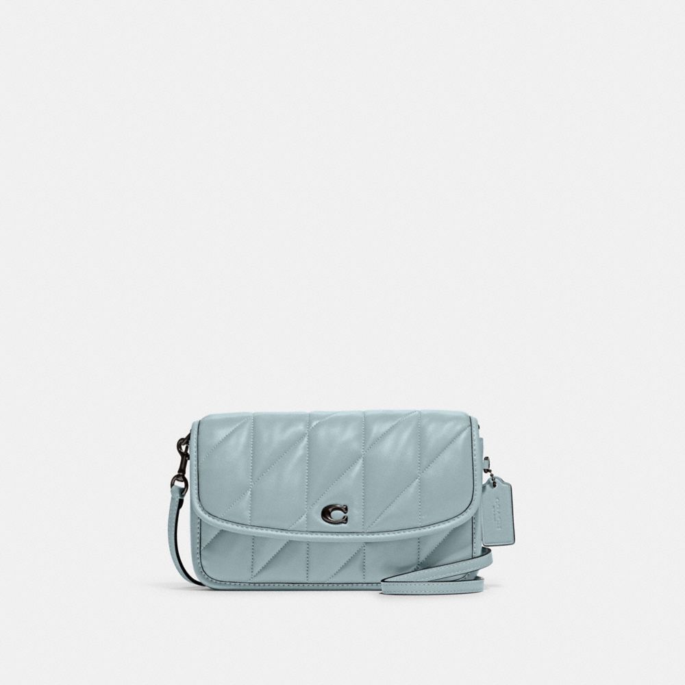 COACH C8571 Hayden Crossbody With Quilting PEWTER/AQUA