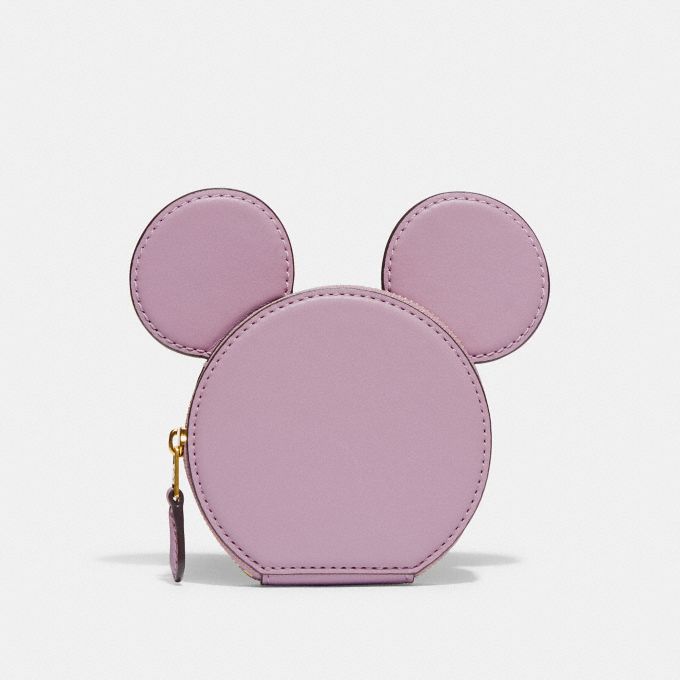 公式 Coach コーチ Disney X Coach ミッキーマウス コイン ケース 財布 革小物
