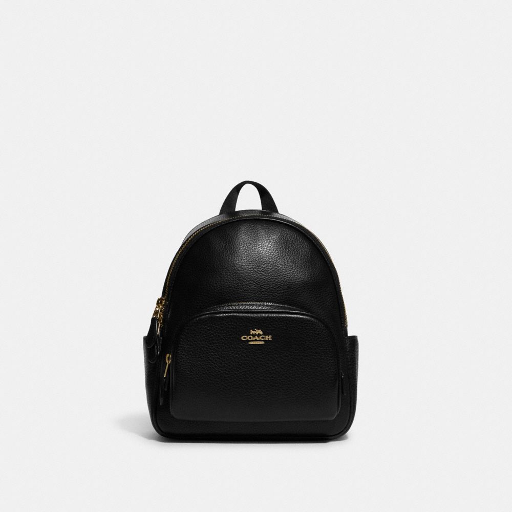 COACH C8603 Mini Court Backpack GOLD/BLACK