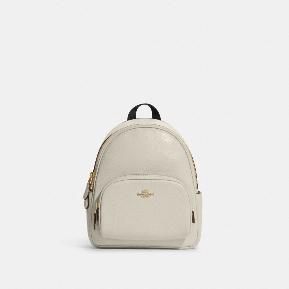 COACH C8603 - Mini Court Backpack GOLD/CHALK