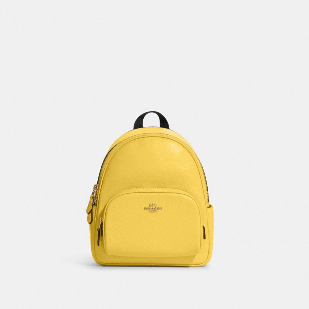 Mini Court Backpack - GOLD/RETRO YELLOW - COACH C8603