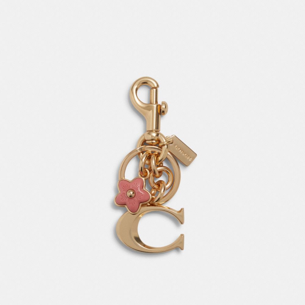 COACH Signature Bag Charm - GD/TAFFY - C8627