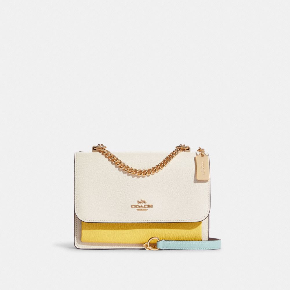 COACH Klare Crossbody In Colorblock - GOLD/CHALK MULTI - C8630