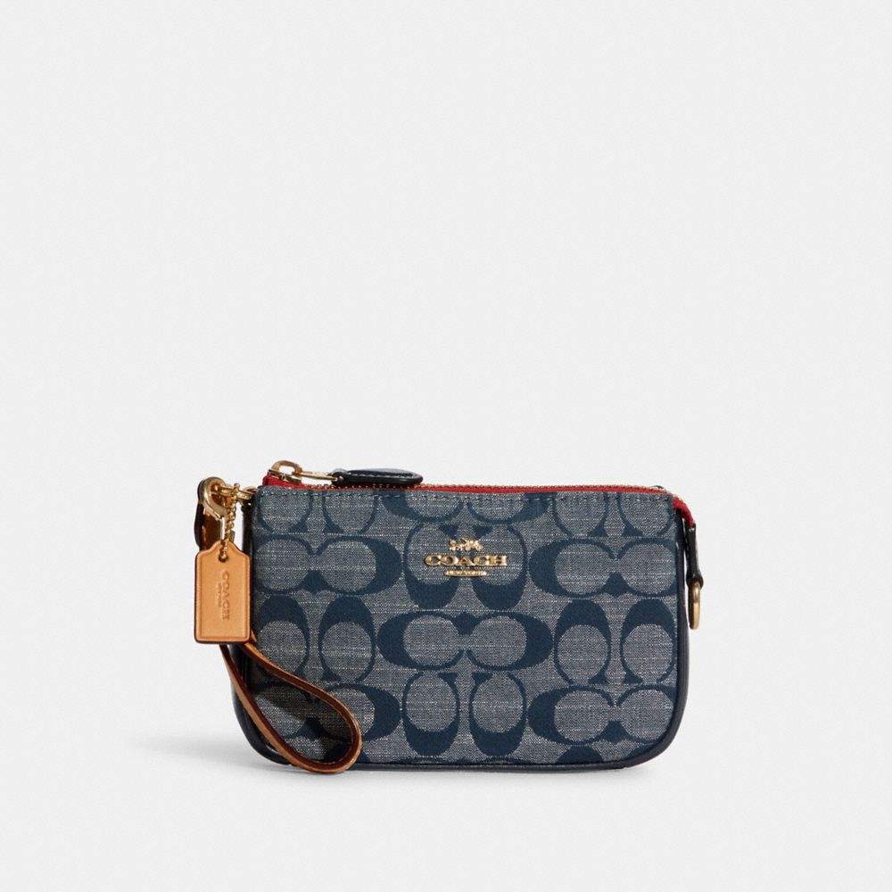 Nolita 15 In Signature Chambray - GOLD/DENIM MULTI - COACH C8665