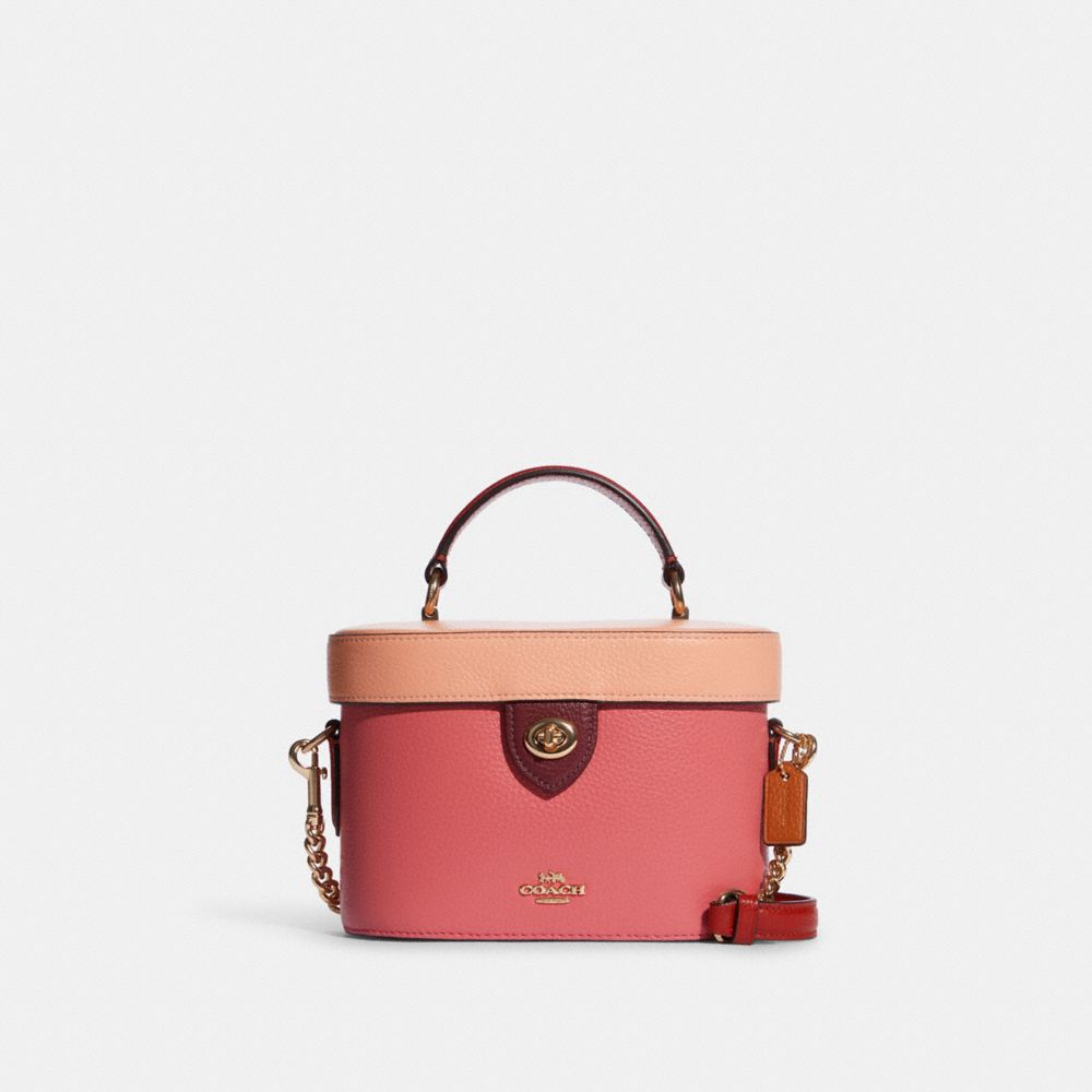 Kay Crossbody In Colorblock - C8745 - GOLD/FADED BLUSH MULTI