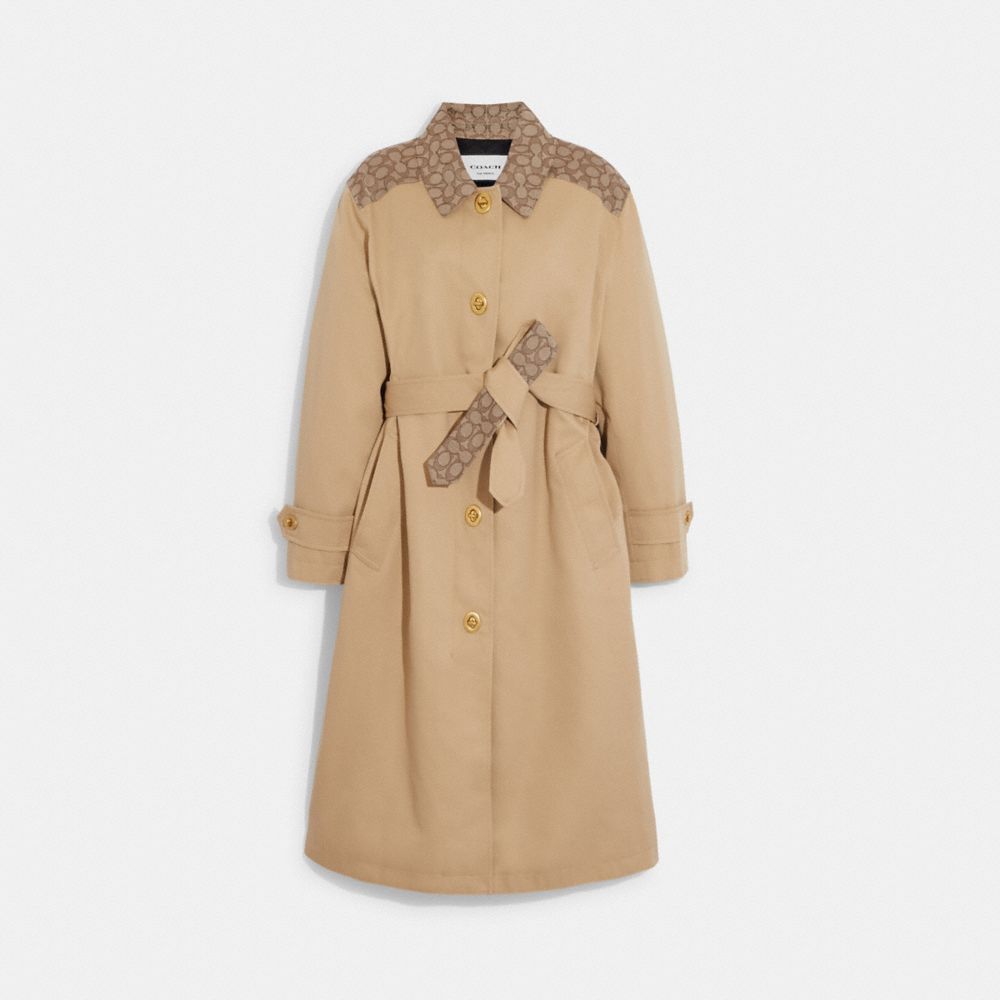 Signature Turnlock Trench - C8768 - Classic Khaki