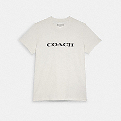 COACH C8786 Essential T Shirt In Organic Cotton WHITE