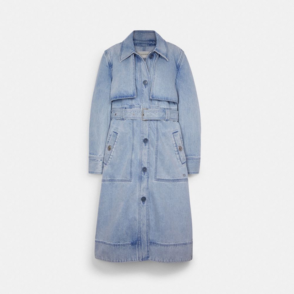 Denim Trench - C8792 - Denim