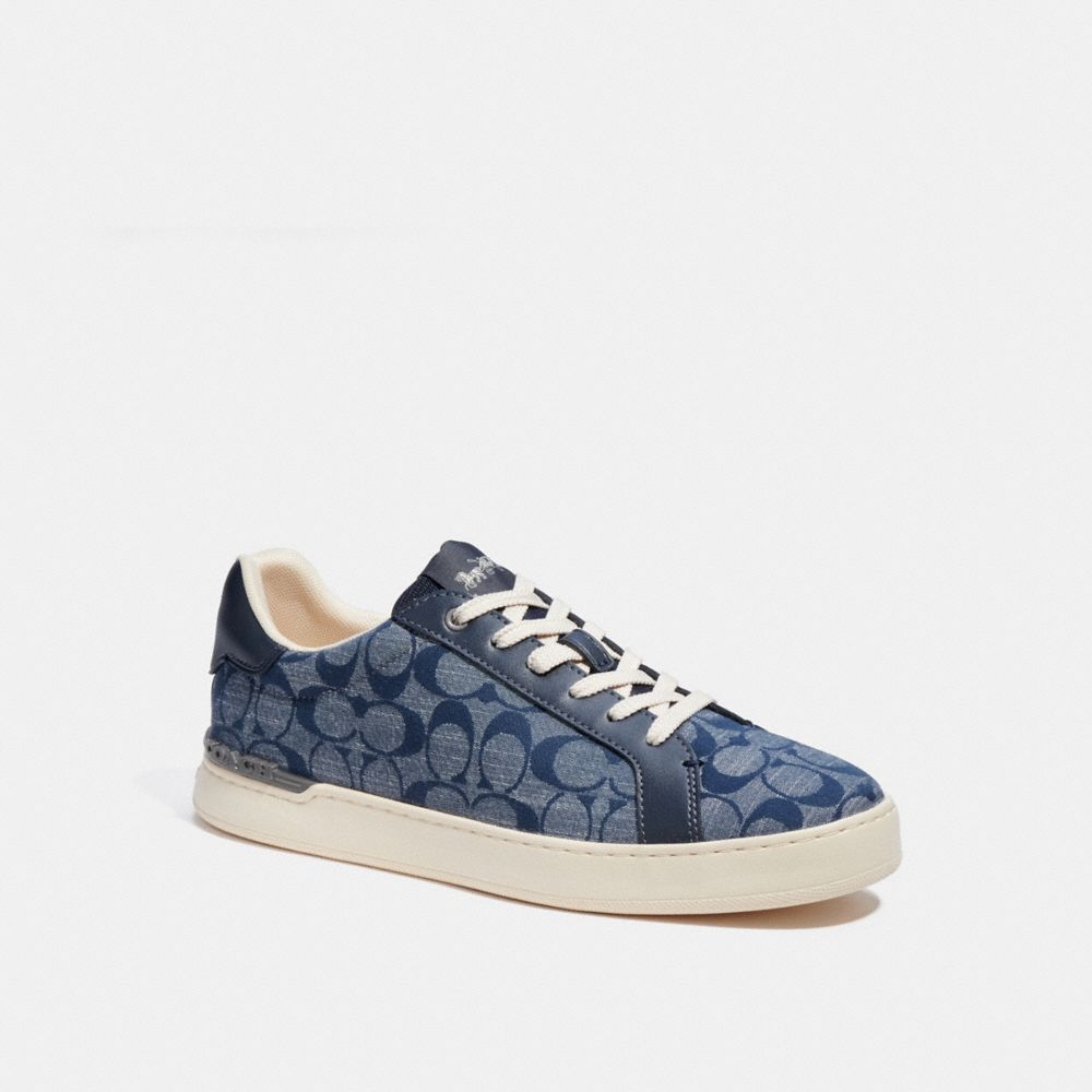 COACH C8808 Clip Low Top Sneaker MIDNIGHT-NAVY